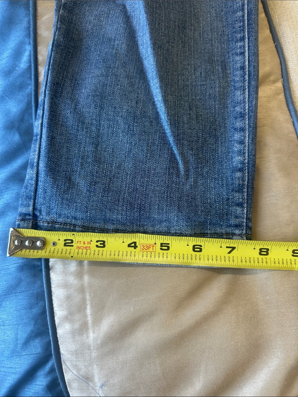 NYDJ Cropped Ankle Jeans in Medium Blue Wash - Picture 13 of 15